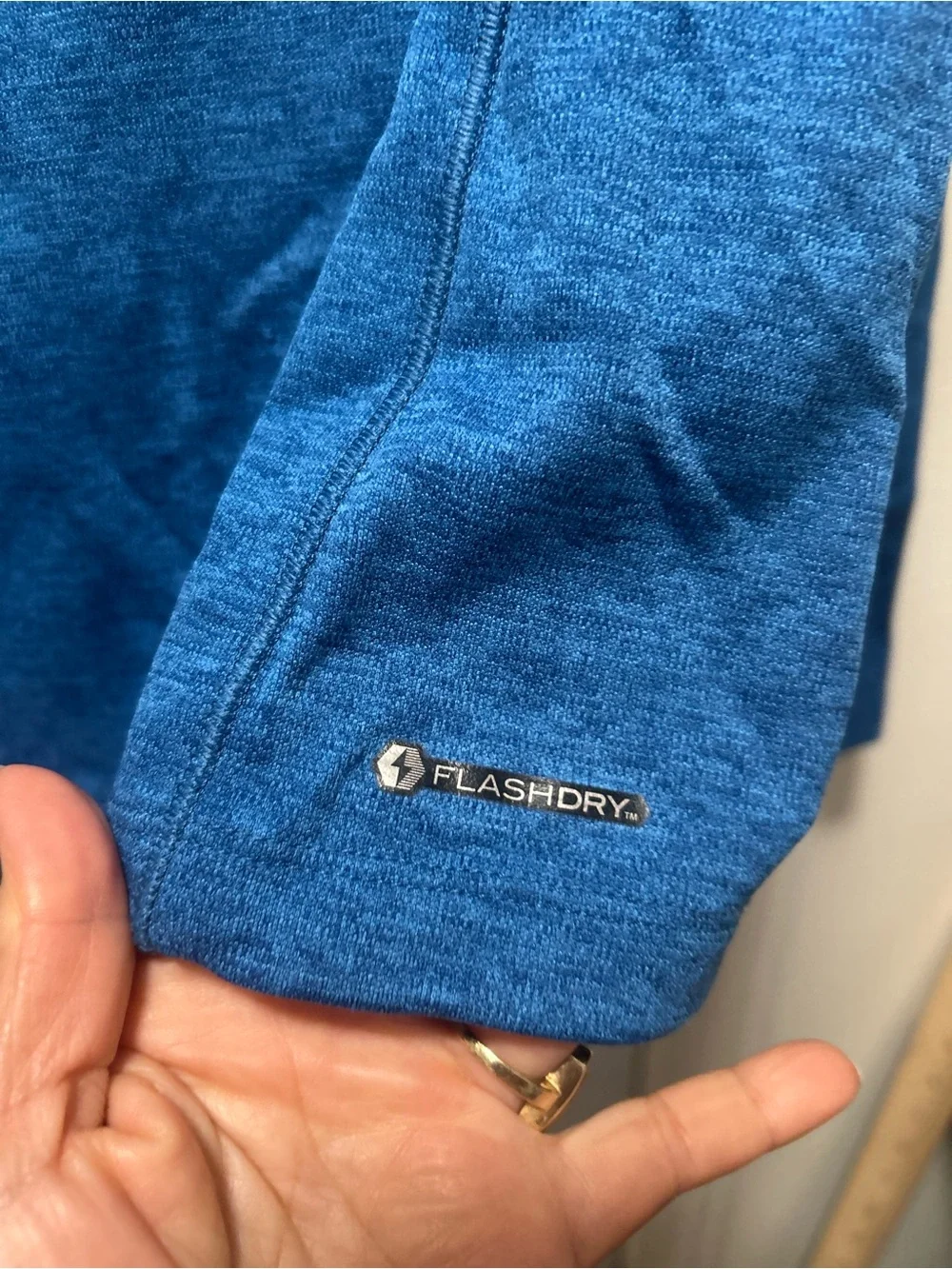 THE NORTH FACE FLASHDRY Half Zip Top Active Wear Men’s Size S Melange